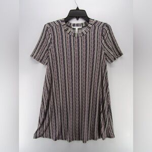 BCBGeneration Striped T-Shirt Dress, size: large